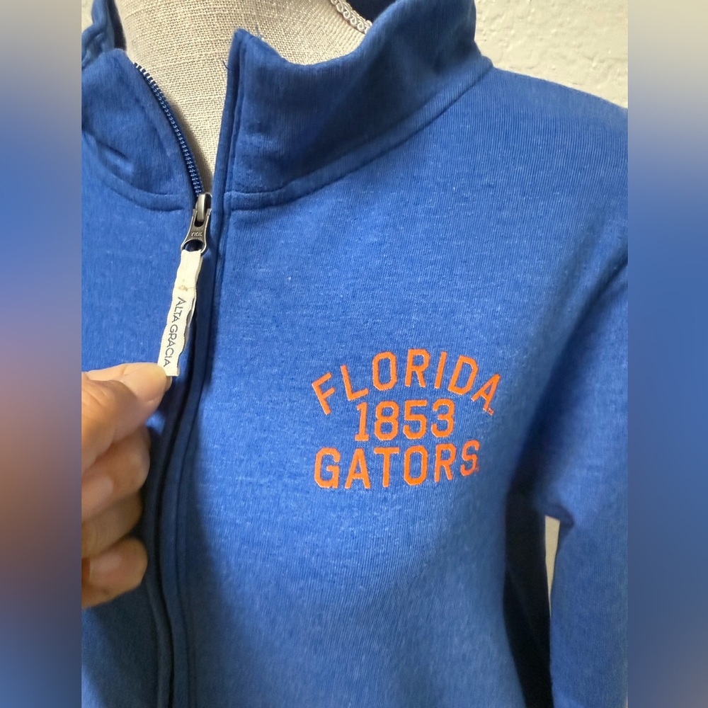 ALTA GRACIA University of Florida Pullover Sweatshirt 3/4 Zip Women Size Large - Picture 7 of 16